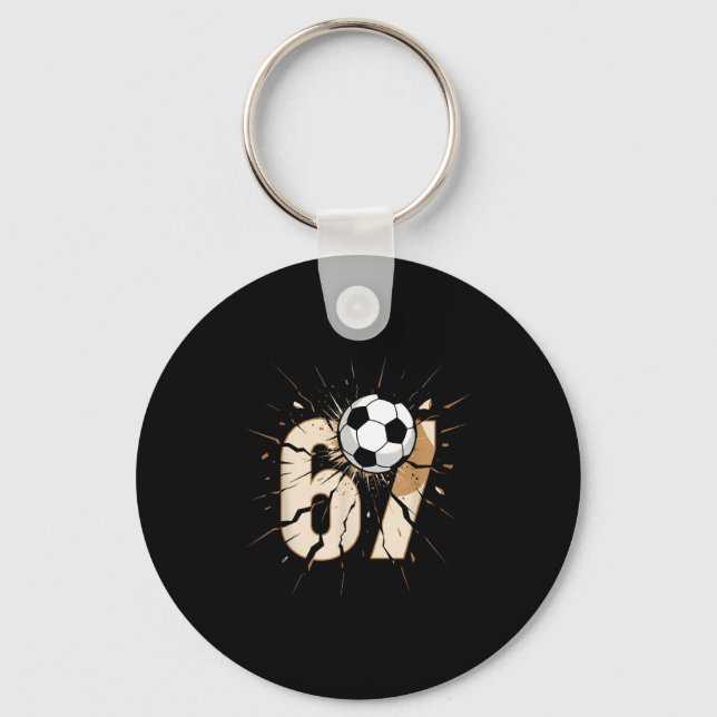 Chaveiro 67 Brainrot Juventude Futebol Gotejamento - Crianç (Frente)