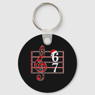 Chaveiro 67 Gíria de Meme de Música Músico Papai Noel Profe