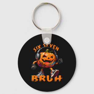Chaveiro 67 Halloween Engraçado Seis Sete Meme Brainrot Abó