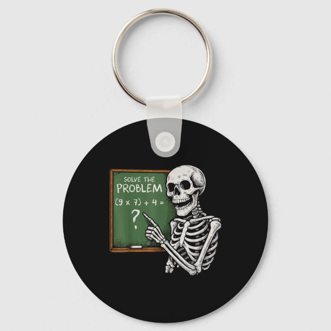 Chaveiro 67 Halloween Matemática Divertida Seis Sete Meme B (Frente)
