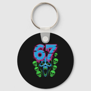 Chaveiro 67 Halloween Scp Horror Face Camisa Assustadora de