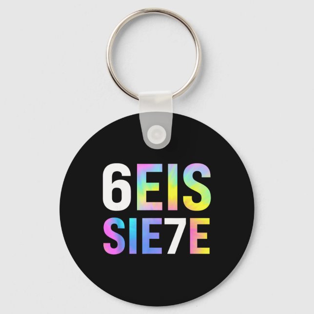 Chaveiro 67 Meme Espanhol Seis Sete Seis Sete Espanhol Engr (Frente)