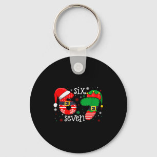 Chaveiro 67 Meme Seis Sete 6-7 Natal Divertido Xmas Homens