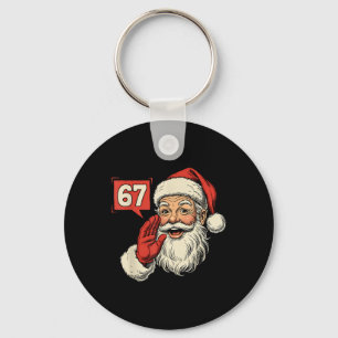 Chaveiro 67 Meme Seis Sete Papai Noel Natal Divertido Gen Z