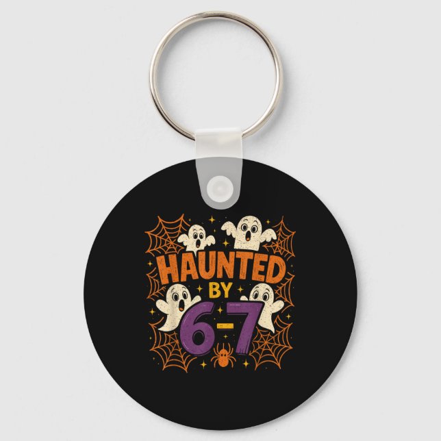 Chaveiro 67 Meme Trendy Halloween Funny Six Seven Gen Alpha (Frente)