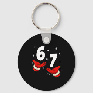 Chaveiro 67 Natal 6 7 Meme Mãos 6-7 Pijamas Seis Sete