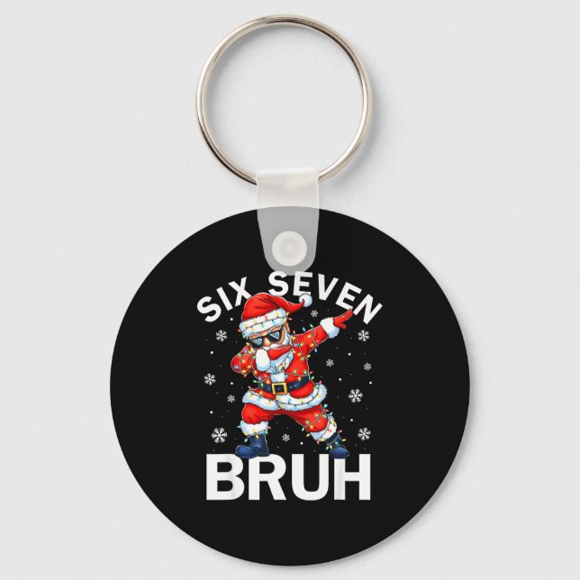 Chaveiro 67 Natal Divertido Seis Sete Bruh Meme Dabbing San (Frente)