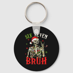Chaveiro 67 Natal Divertido Seis Sete Bruh Meme Esqueleto P