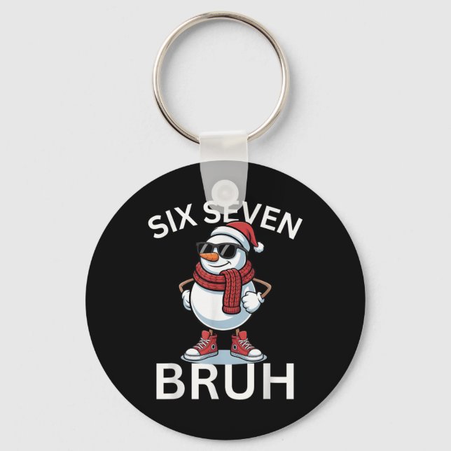 Chaveiro 67 Natal Divertido Seis Sete Meme Brainrot Boneco  (Frente)