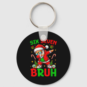 Chaveiro 67 Natal Engraçado Seis Sete Meme Brainrot Papai N