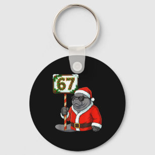 Chaveiro 67 peixe-boi Natal Seis Sete Meme Brainrot Manat