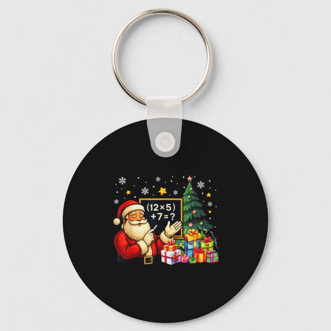 Chaveiro 67 Professor Papai Noel Natal Seis Sete Meme Brain (Frente)