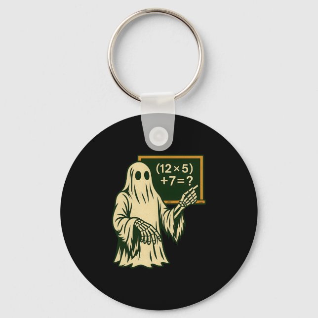 Chaveiro 67 Professora Halloween Fantasma Seis Sete Meme Br (Frente)