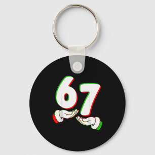 Chaveiro 67 Six Seven Burh Natal Divertido 6 7 Meme Homens