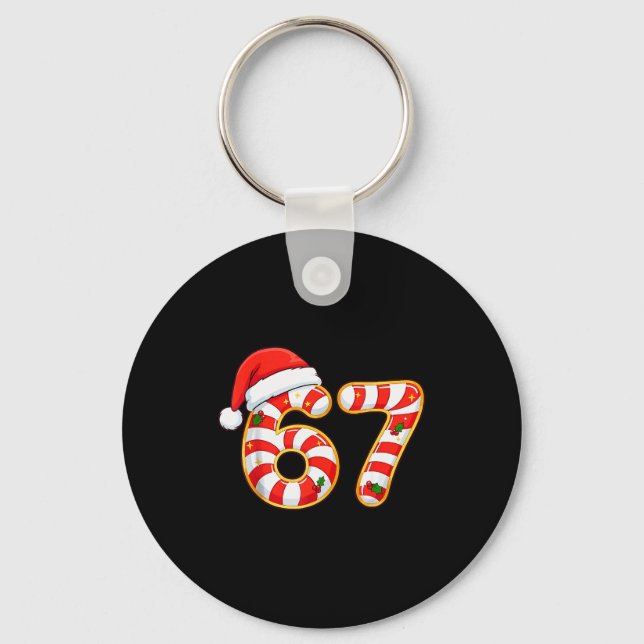 Chaveiro 67 Six Seven Meme Geração Alpha Gíria Natal Divert (Frente)