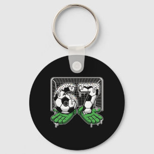 Chaveiro 67 Soccer Ll Goleiro Rede E Luvas Para Jogadores _