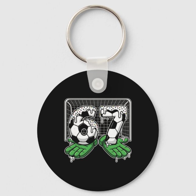 Chaveiro 67 Soccer Ll Goleiro Rede E Luvas Para Jogadores _ (Frente)