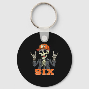 Chaveiro 67endy Skeleton - 67 Seis Sete Halloween 6 Long Sl