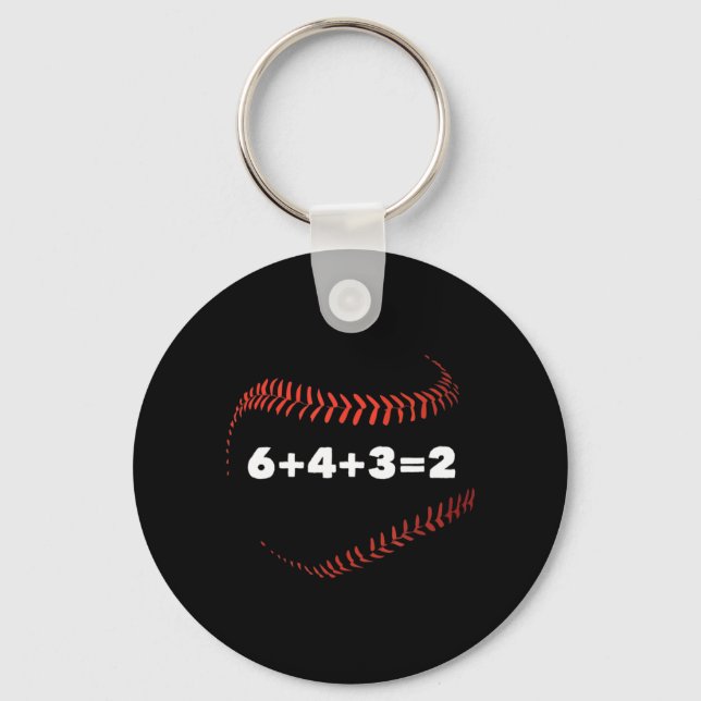 Chaveiro 6+4+3=2 Jogador de Baseball com Presente Duplo (Frente)