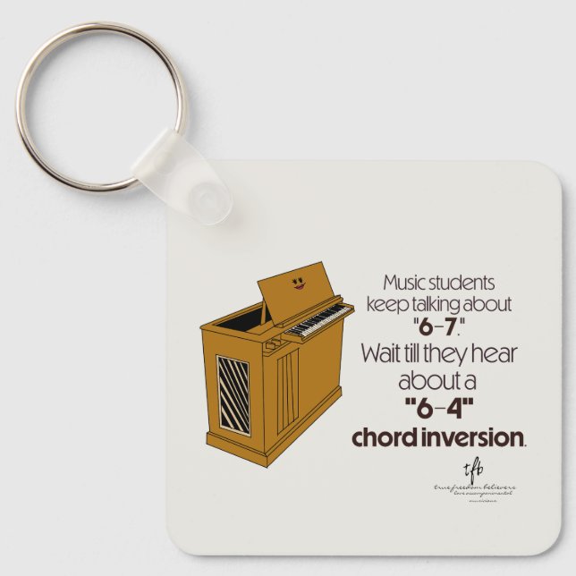 Chaveiro 6-4 Chord Inversion SPECIAL Off-White (Frente)
