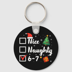 Chaveiro 6-7 Meme Legal Travesso 67 Natal Divertido