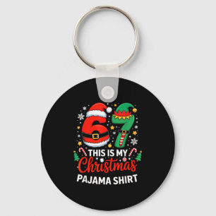 Chaveiro 6 7 Natal Six Seven Meme Minha Camisa de Natal do 