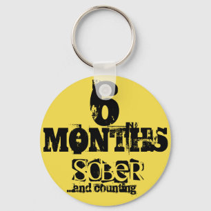 Chaveiro 6 meses de sobriedade