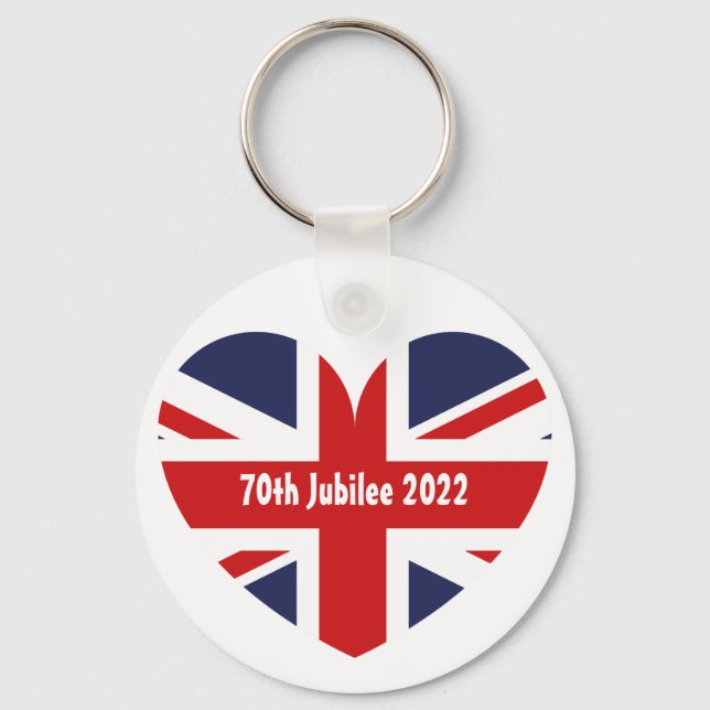 Chaveiro 70 Jubilee 2022 British Flag (Frente)