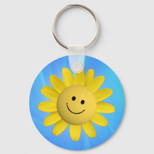 CHAVEIRO 720227 FLOWER SUN FLOWER SMILIE FACE CARTOON GRAPH
