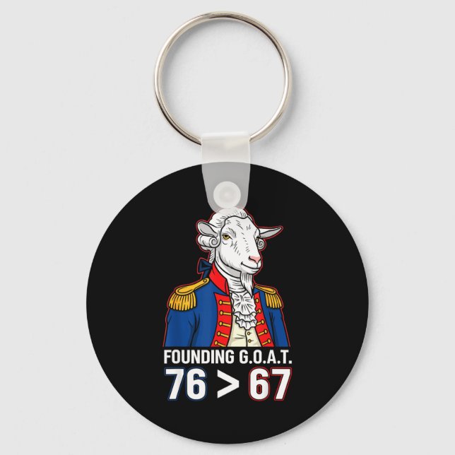 Chaveiro 76 Maior Que 67 George Washington História Diversã (Frente)