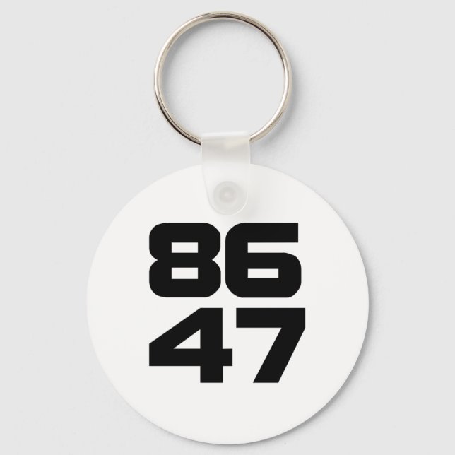 Chaveiro 86 47 Projeto Anti-Trump Resist 2025 (Frente)