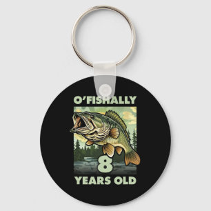 Chaveiro 8 anos Pescador O'fishally 8 pescando 8º aniversár