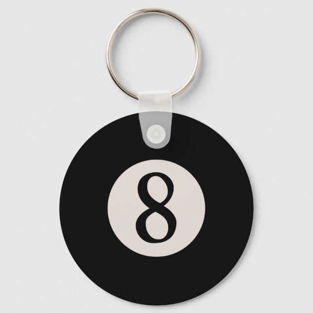 Chaveiro 8- Ball 8 (Frente)