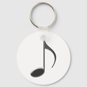 Chaveiro 8o Preto da nota da música