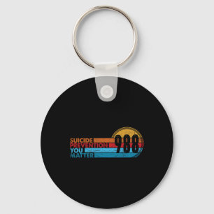 Chaveiro 988 Prevenção Contra Suicídio Camisa 988 Awarenes