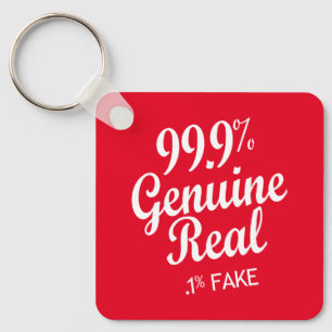 Chaveiro 99,9% Verdadeiro Real .1% Falso