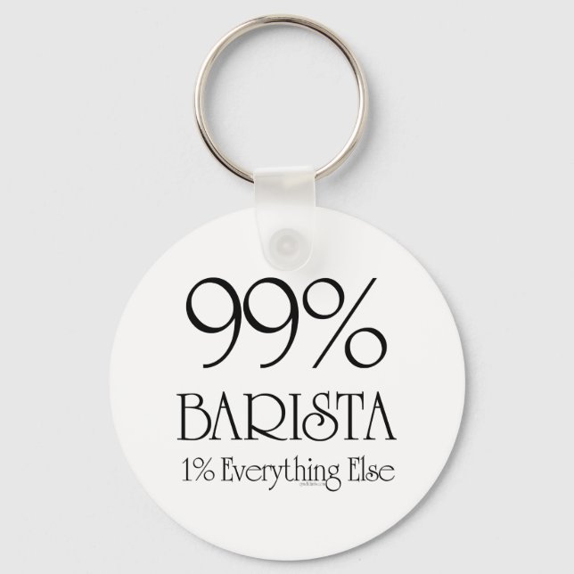Chaveiro 99% Barista (Frente)
