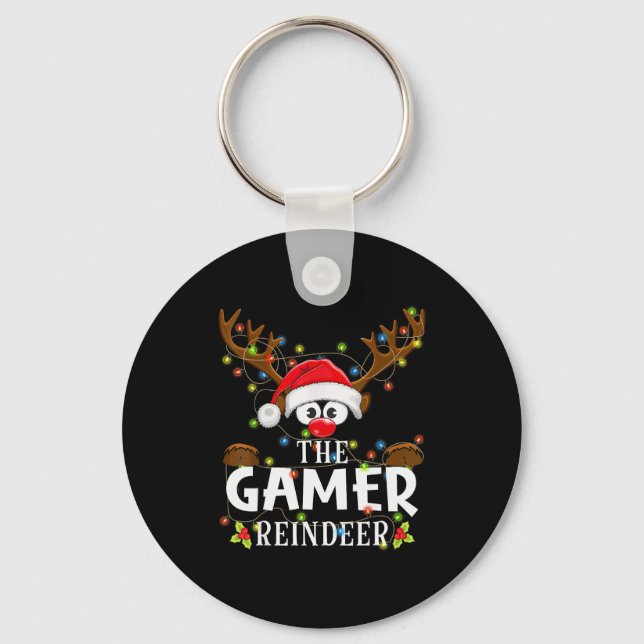 Chaveiro 99 Combinando Natal O Renque do Gamer Pijama  (Frente)