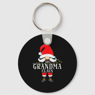 Chaveiro 99 Papai Noel Família Combinando Pijama Vovó Clau