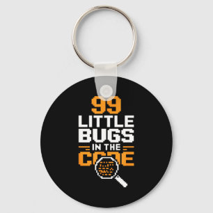 Chaveiro 99 pequenos bugs no código divertida frase de prog