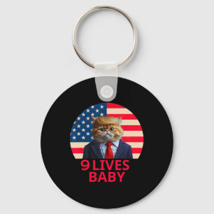 Chaveiro 9 Vive Baby Cat Trump 2024 Venceu Vitória Tru