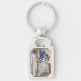Chaveiro A Anunciação por Dante Gabriel Rossetti