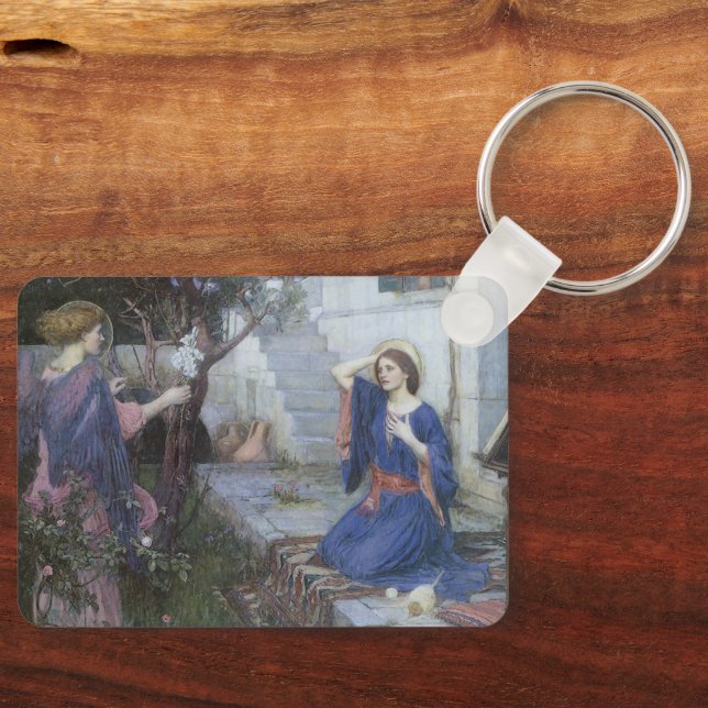 Chaveiro A Anunciação por John William Waterhouse (Frente)