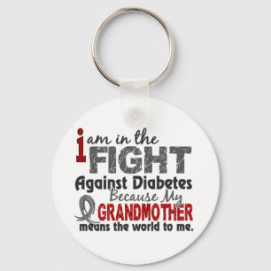 Chaveiro A avó significa-me o mundo diabetes