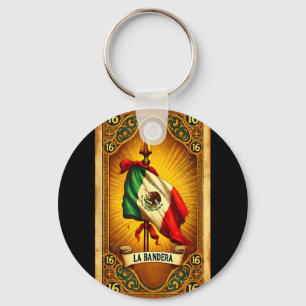 Chaveiro A bandeira 16 arte da bandeira do patrimônio mexic