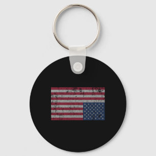 Chaveiro A bandeira americana se afunda de cabeça para baix