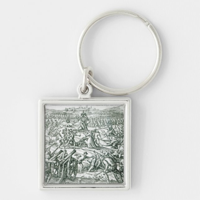 Chaveiro A batalha de Cajamarca, 1532 (Frente)