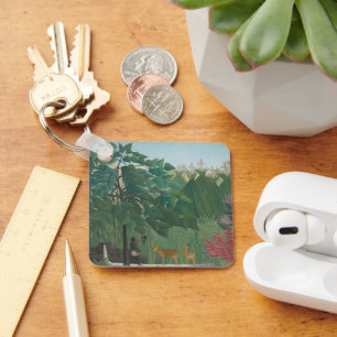 Chaveiro A Cachoeira de Henri Rousseau, Arte Fina Vintage