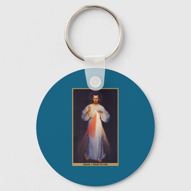 Chaveiro A Camisa da Divina Misericórdia Premium (Frente)
