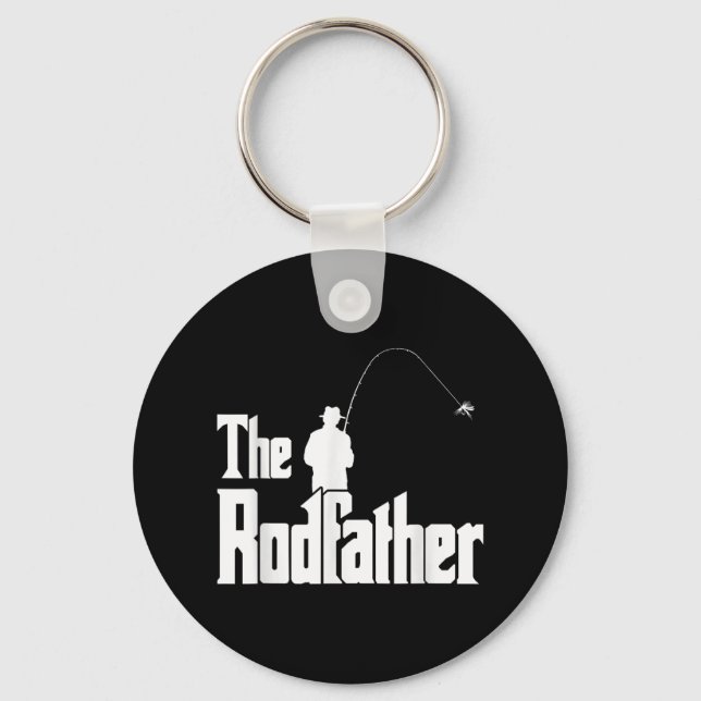 Chaveiro A Camisa do Rodfather Funny Fisherman T Camisa Mar (Frente)